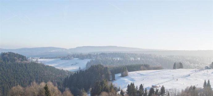 Ferienwohnung Panoramablick Postwiese Winterberg Esterno foto