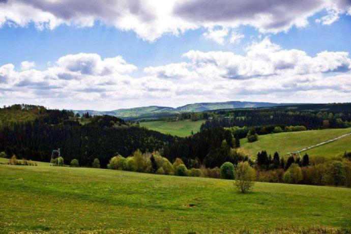 Ferienwohnung Panoramablick Postwiese Winterberg Esterno foto